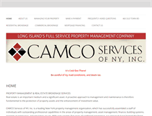 Tablet Screenshot of camcoservicesny.com
